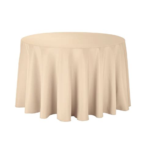 round tablecloth beige